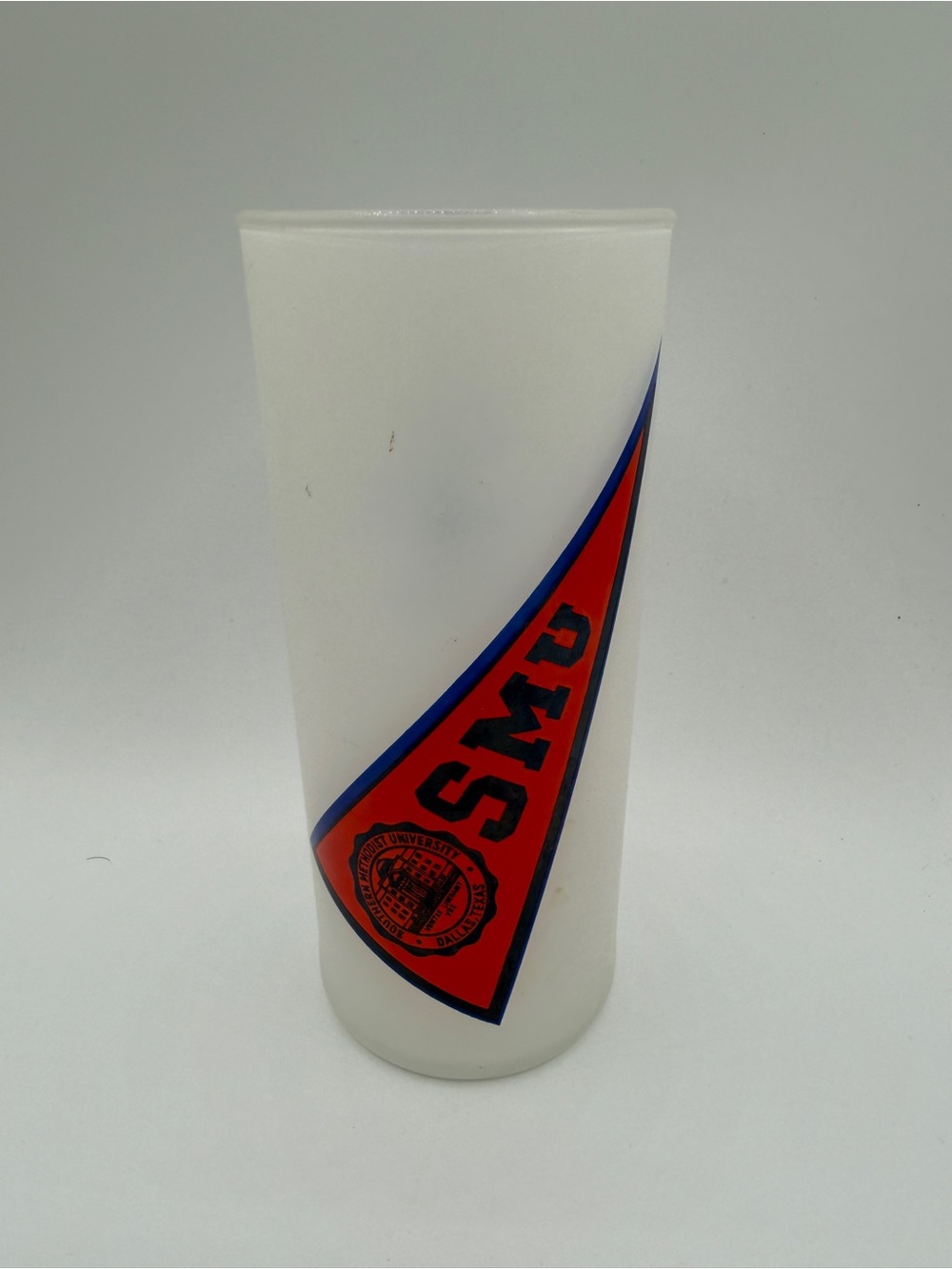 Southern Methodist University frosted drinking glass College, Texas alumni
